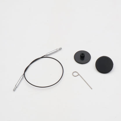 KNITPRO THIN & FLEX SORT SWIVEL KABEL 40 CM 10591