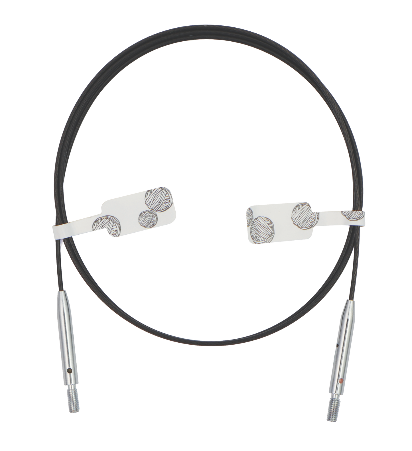 KNITPRO THIN & FLEX SORT SWIVEL KABEL 40 CM 10591