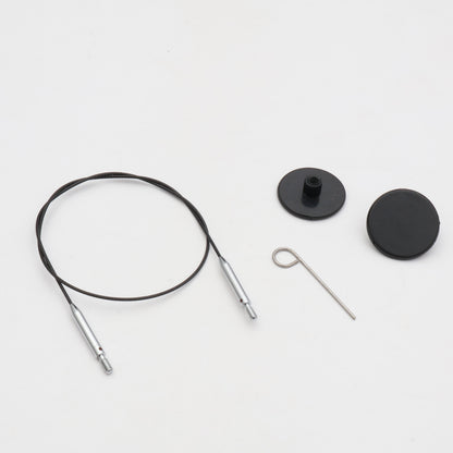 KNITPRO THIN & FLEX SORT SWIVEL KABEL 50 CM 10592