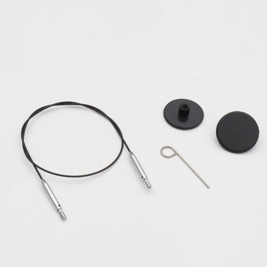 KNITPRO THIN & FLEX SORT SWIVEL KABEL 50 CM 10592