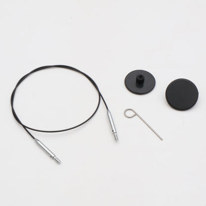 KNITPRO THIN & FLEX SORT SWIVEL KABEL 60 CM 10593