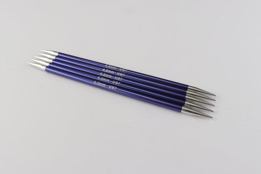 KNITPRO ZING STRØMPEPINDE 20 CM 4.50 47040