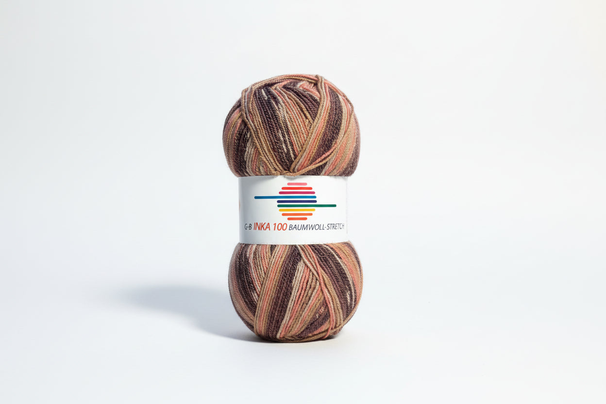 Inka 100 BWS - Stretch Brun/Beige (meleret)