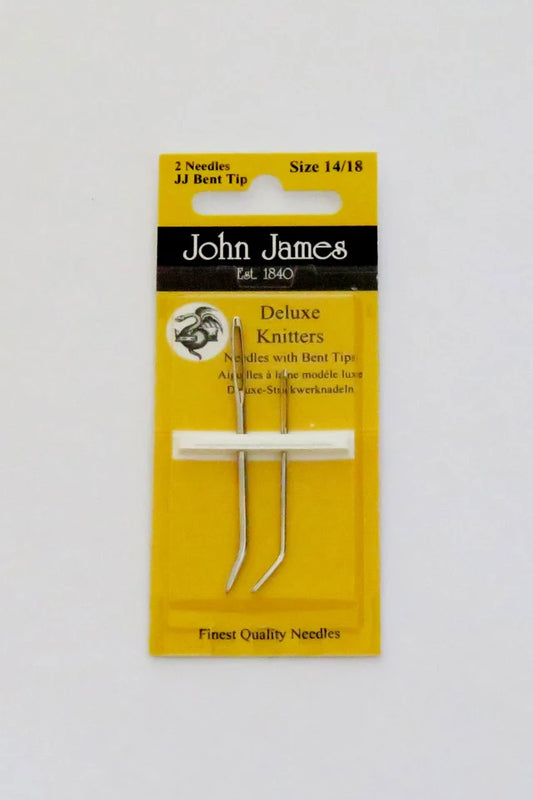 John james deluxe strikkenål 14/18 2 stk.