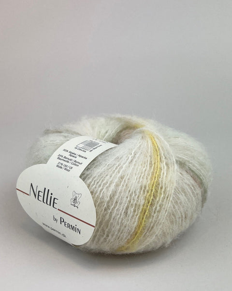 Nellie Råhvid/gul/grøn 