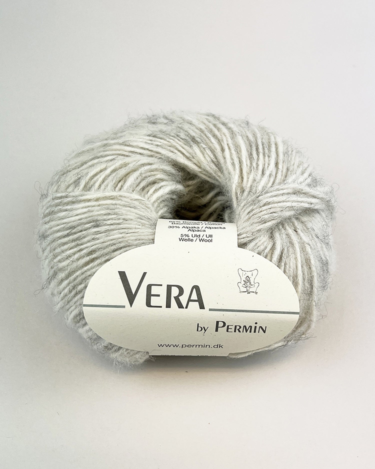 Vera Lys grå meleret 