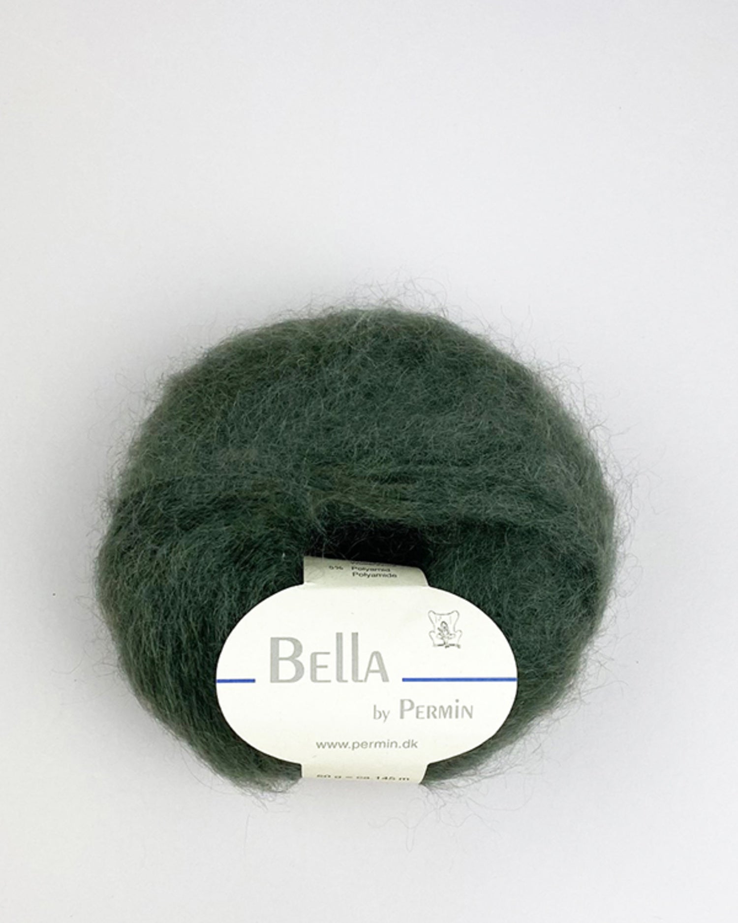 Bella mohair Dark army 