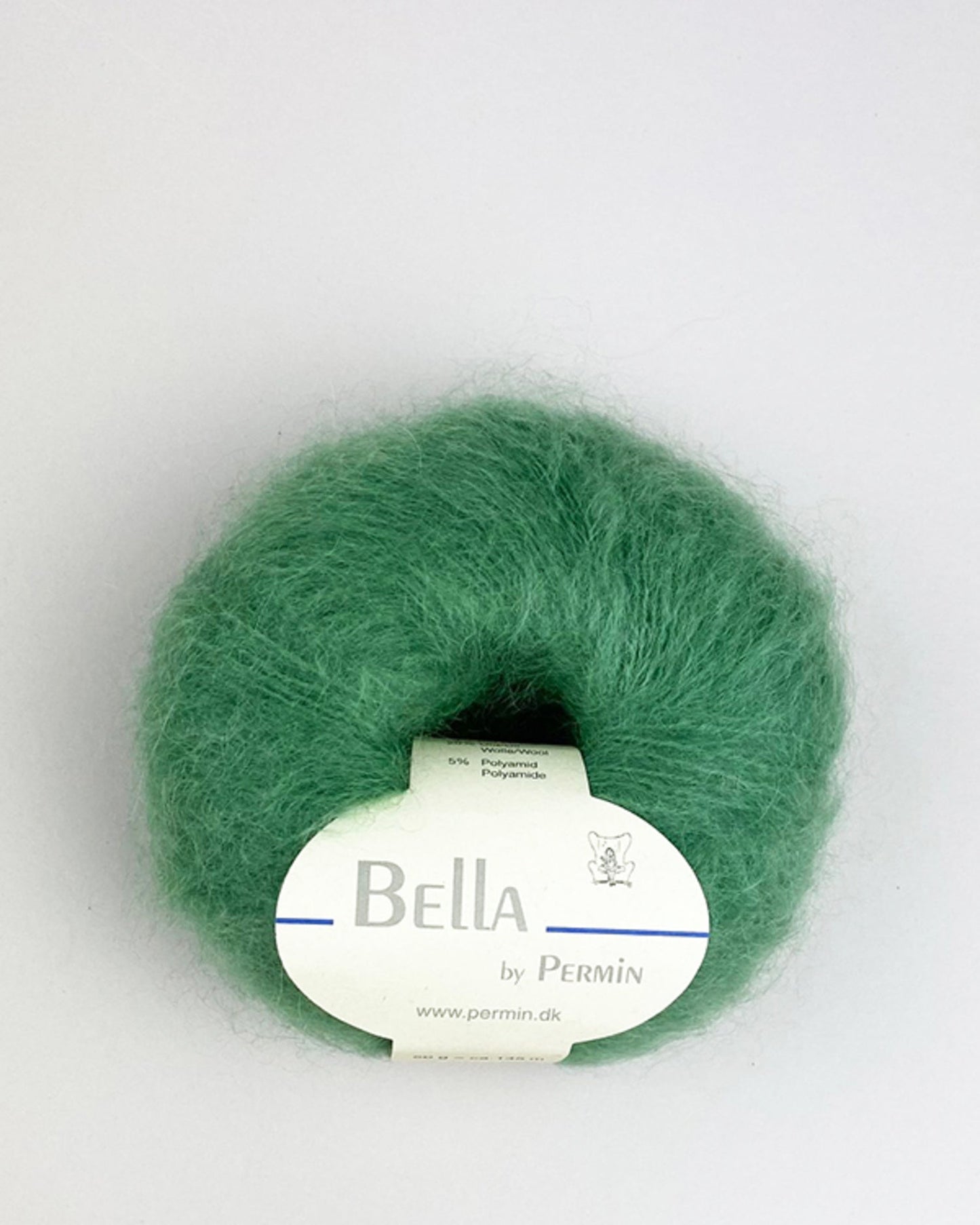 Bella mohair Mellem grøn 