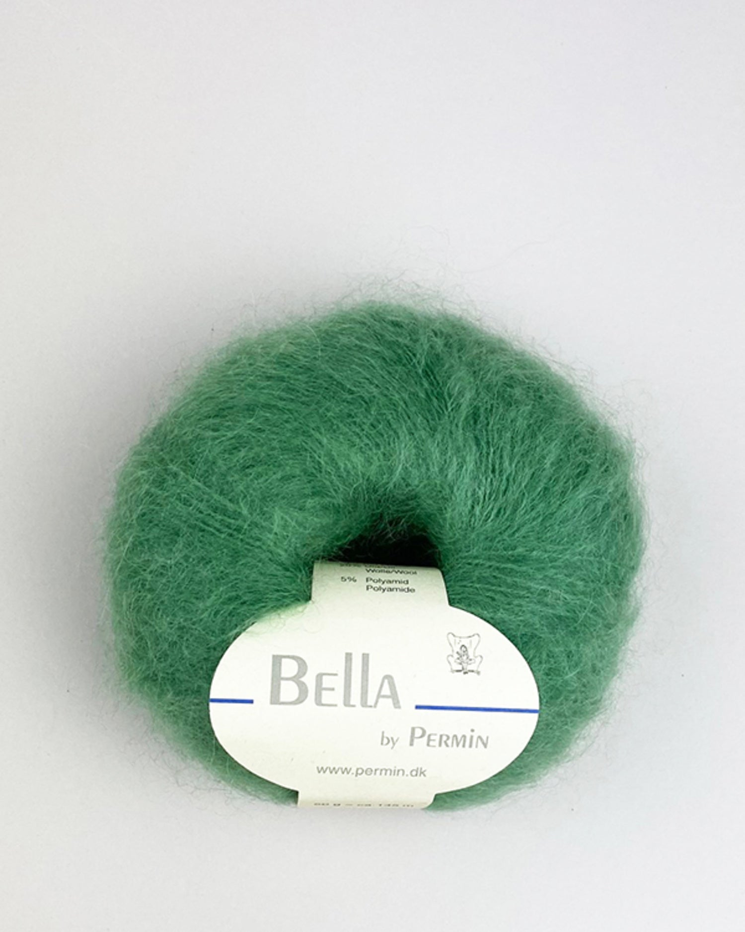 Bella mohair Mellem grøn 
