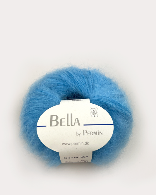 Bella mohair Klar turkis 
