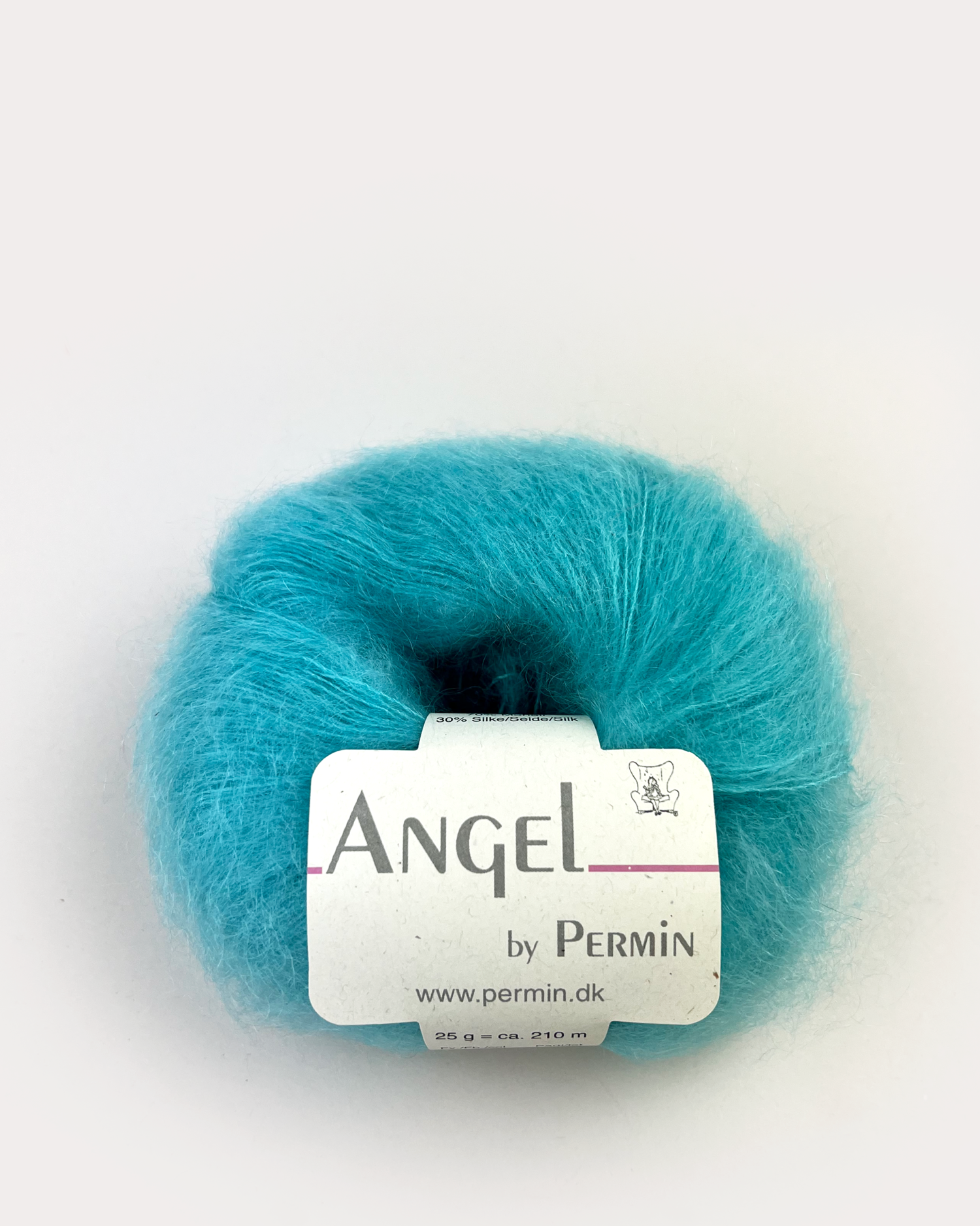 Angel mohair Turkis aqua 