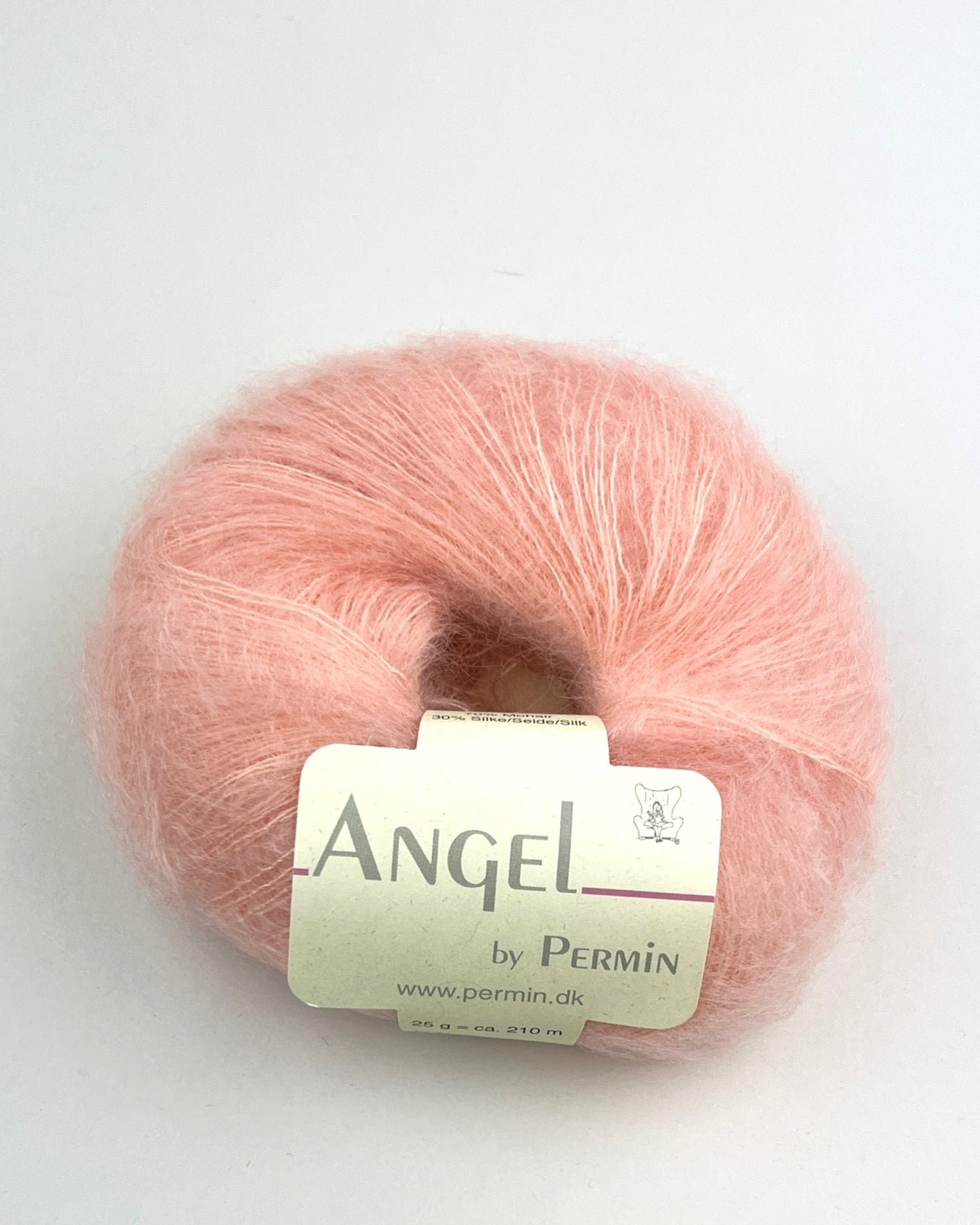 Angel mohair Flamingo 