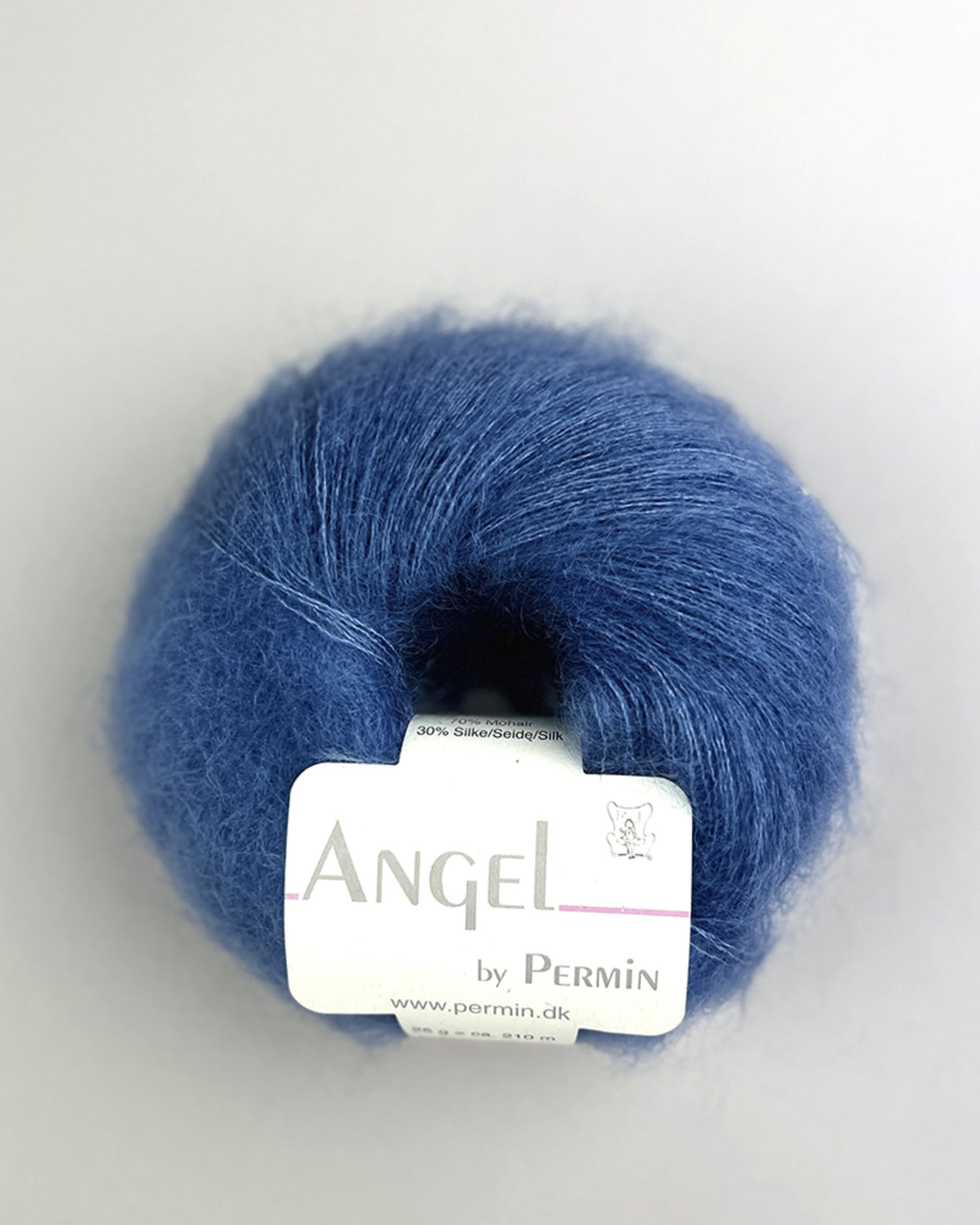 Angel mohair Kornblomst 