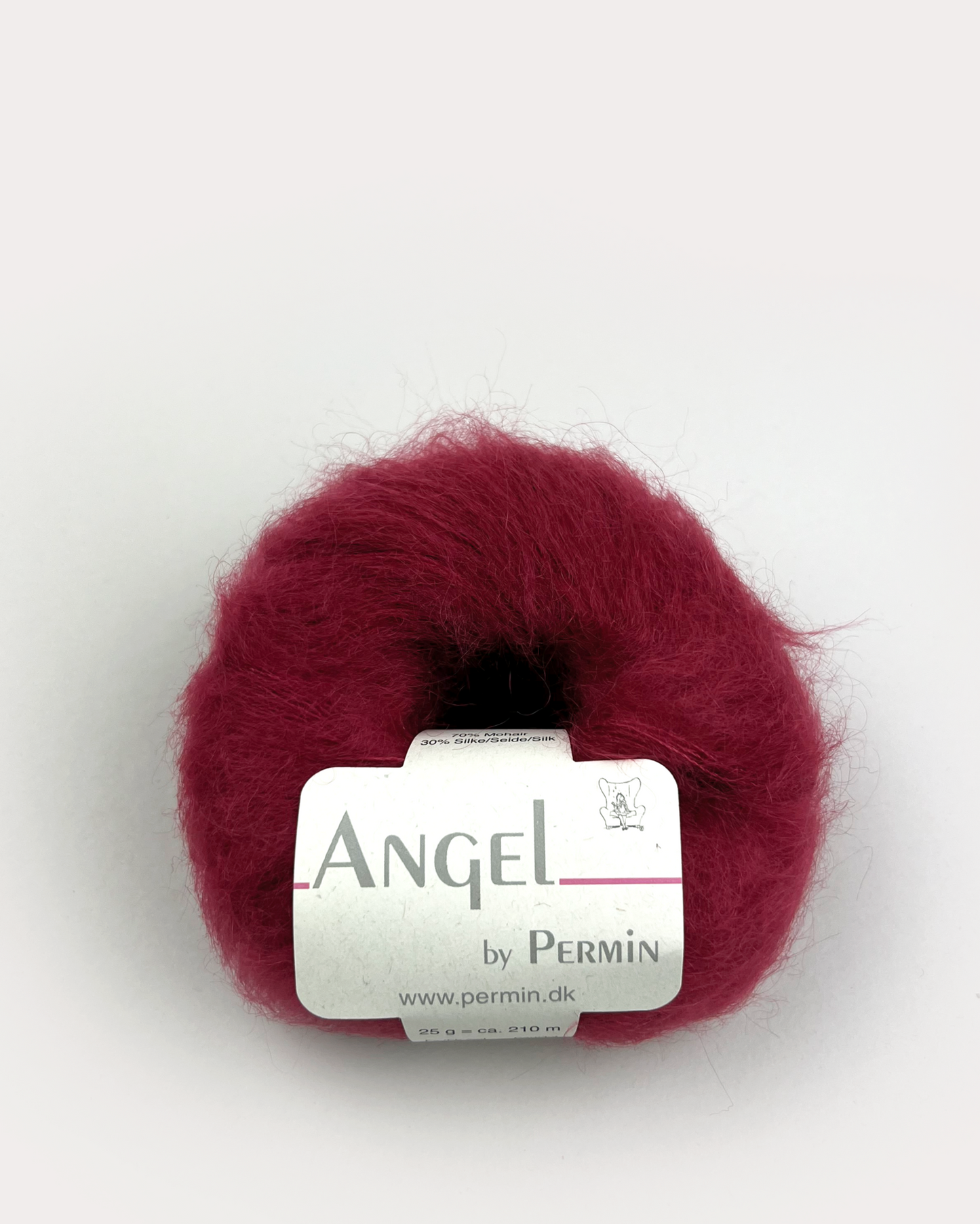 Angel mohair Wine 