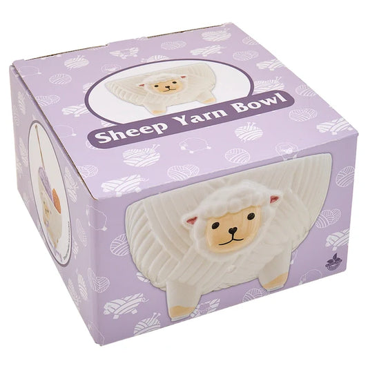 Garn bowle får keramik 12 cm x 18 cm