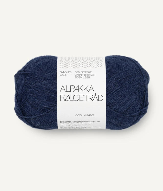 Alpakka Følgetråd Dark Navy 5882