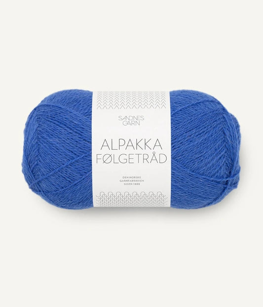 Alpakka Følgetråd Dazzling Blue 5845