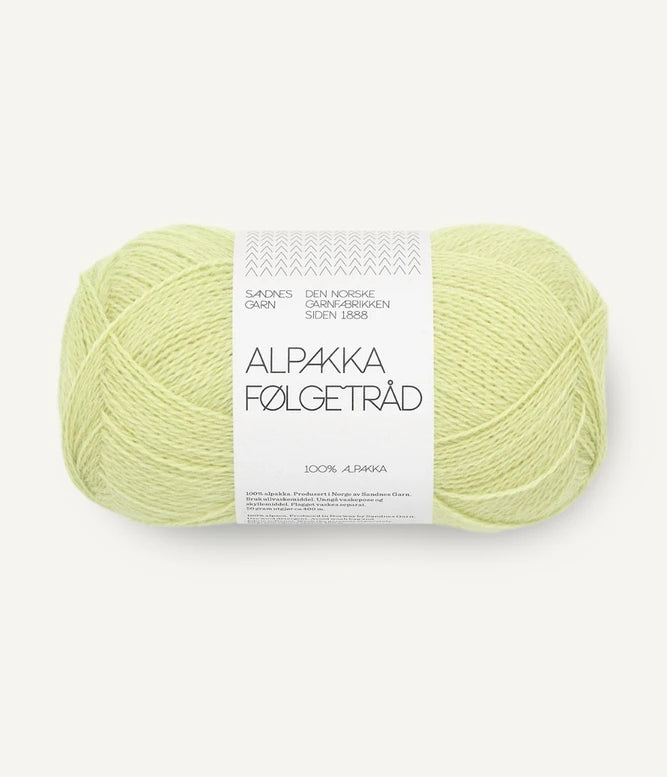 Alpakka Følgetråd Lime Punch 9523
