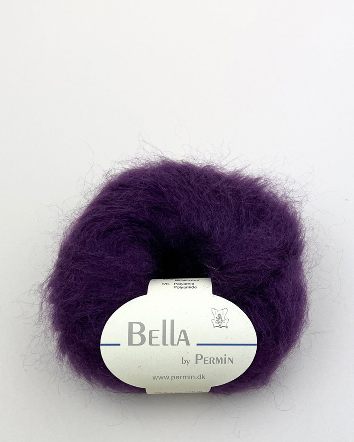 Bella mohair Urban Violet - farvenr 107
