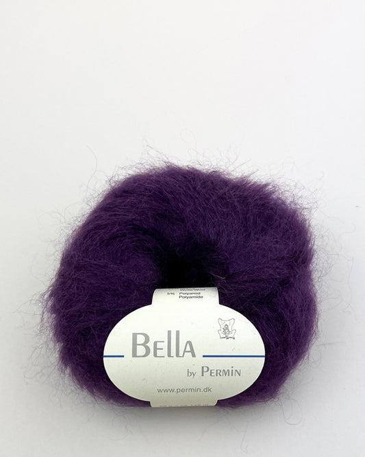 Bella mohair Urban Violet - farvenr 107