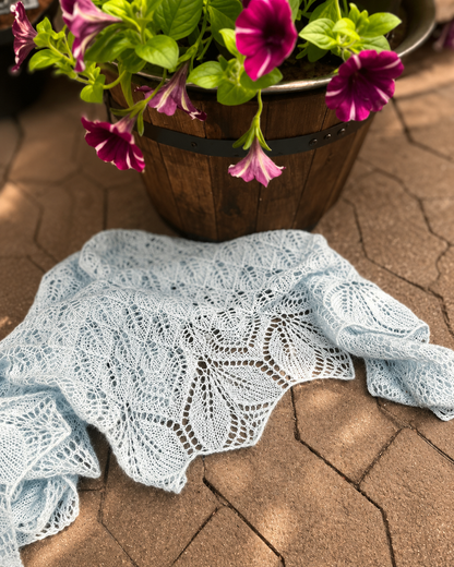 27.8 -  Lær at strikke et smukt Knit-a-Long lace sjal ✨