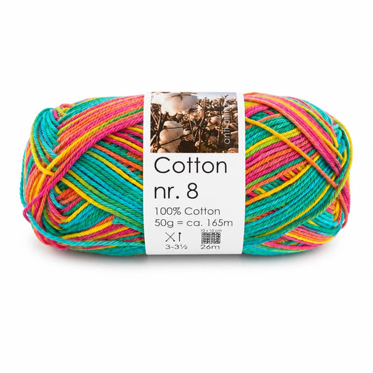 Cotton 8 print farvenummer 600