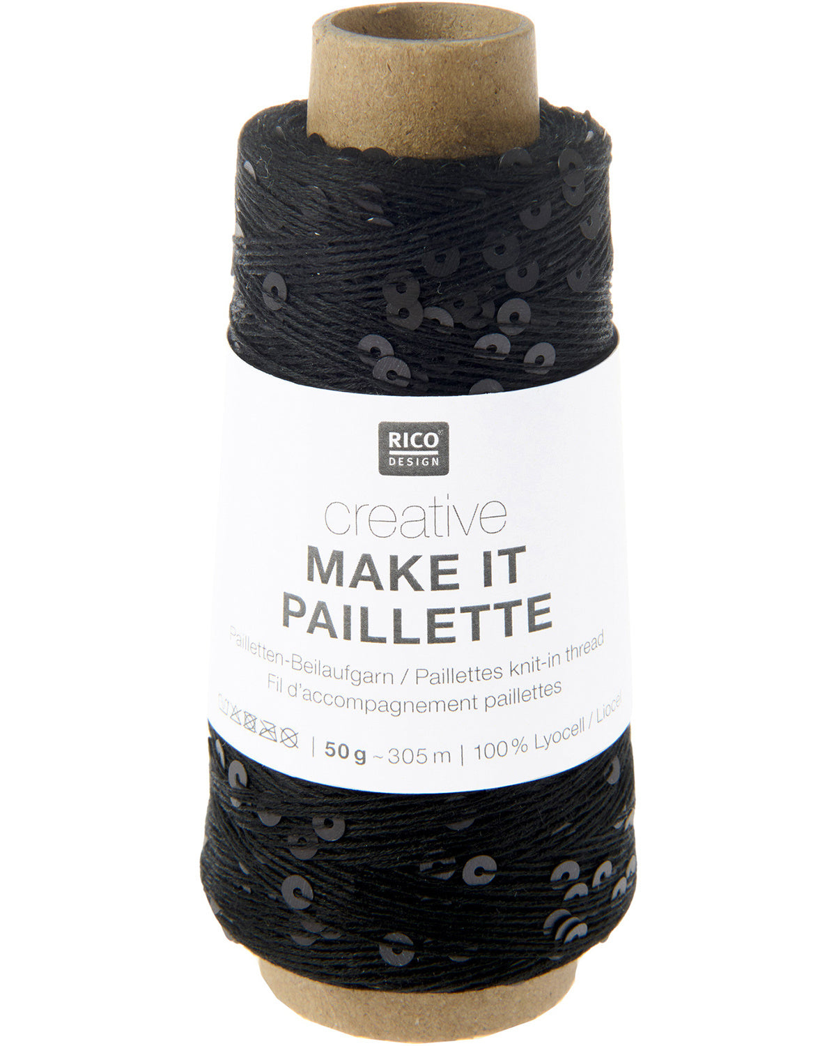 Creative Make It Paillette Black Matt - farvenr 006