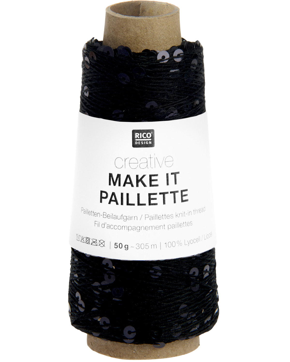 Creative Make It Paillette Black - farvenr 013