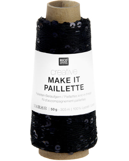 Creative Make It Paillette Black - farvenr 013