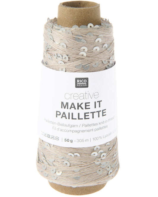 Creative Make It Paillette Silver - farvenr 001