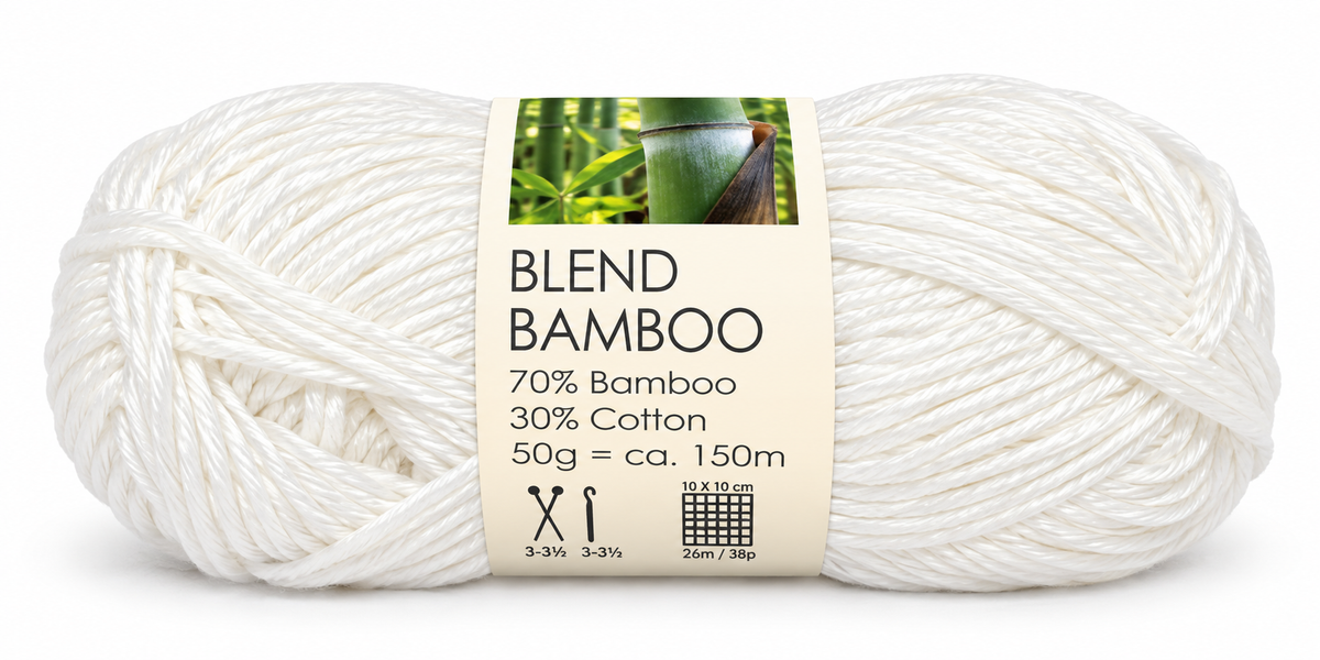 Hjertegarn Blend Bamboo farvenr 0075