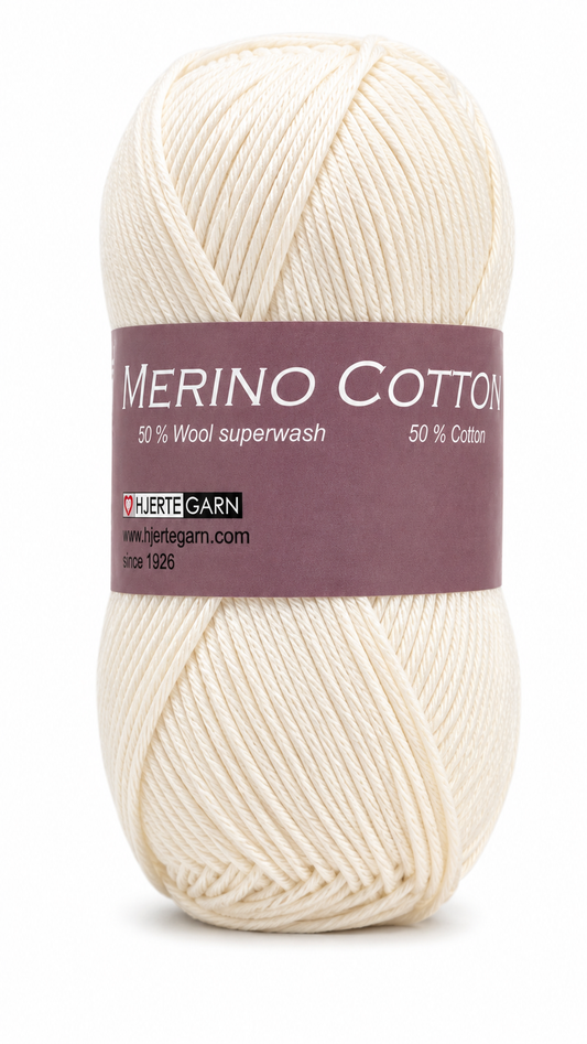 Merino Cotton - farve 100