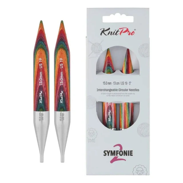 KnitPro Symfonie 2 udskiftelige pindespidser – Normal 13 cm