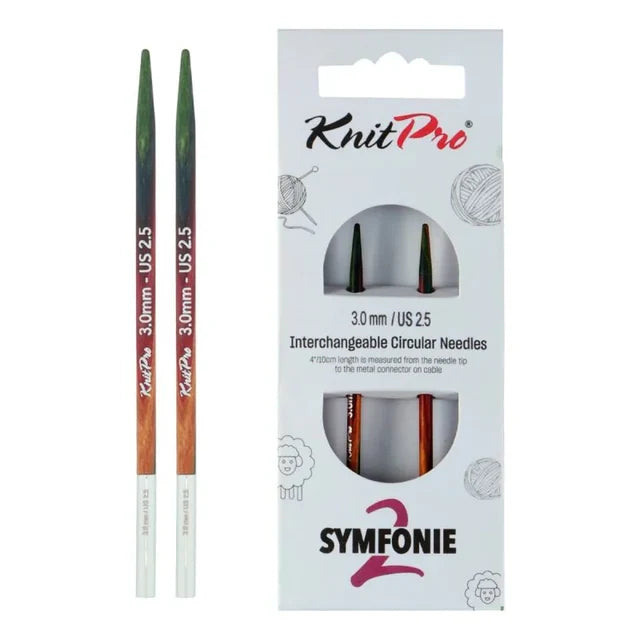 KnitPro Symfonie 2 udskiftelige pindespidser – Normal 13 cm