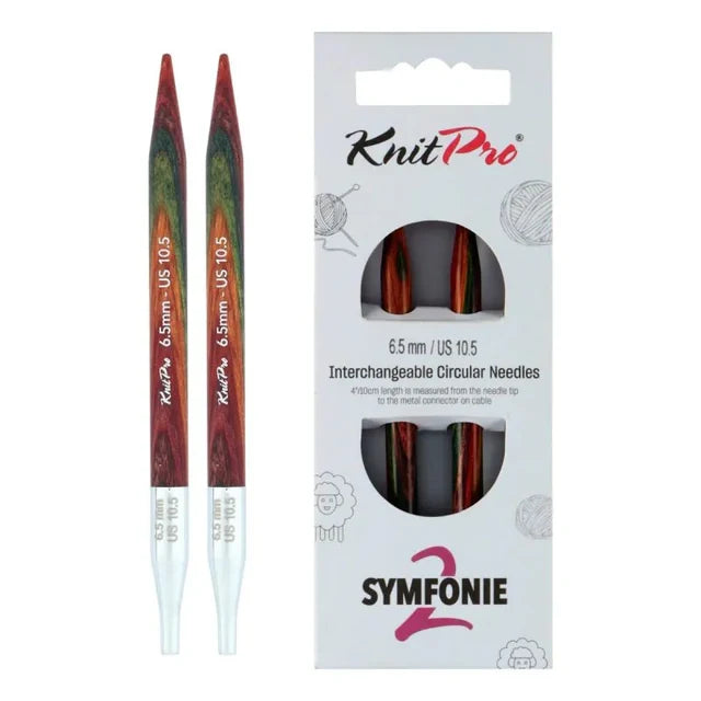 KnitPro Symfonie 2 udskiftelige pindespidser – Normal 13 cm