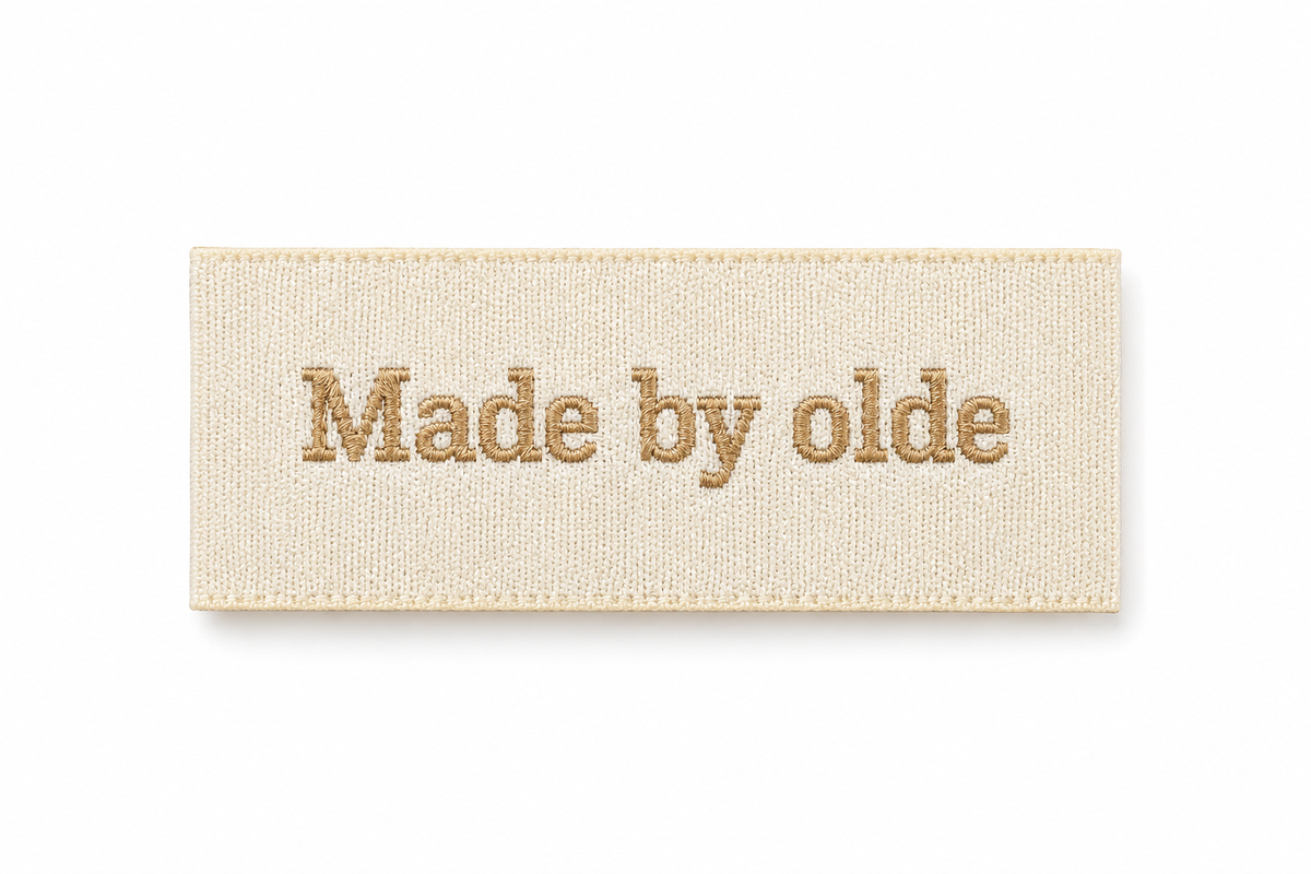 Label "Made by olde'