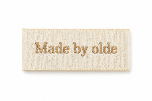 Label "Made by olde'