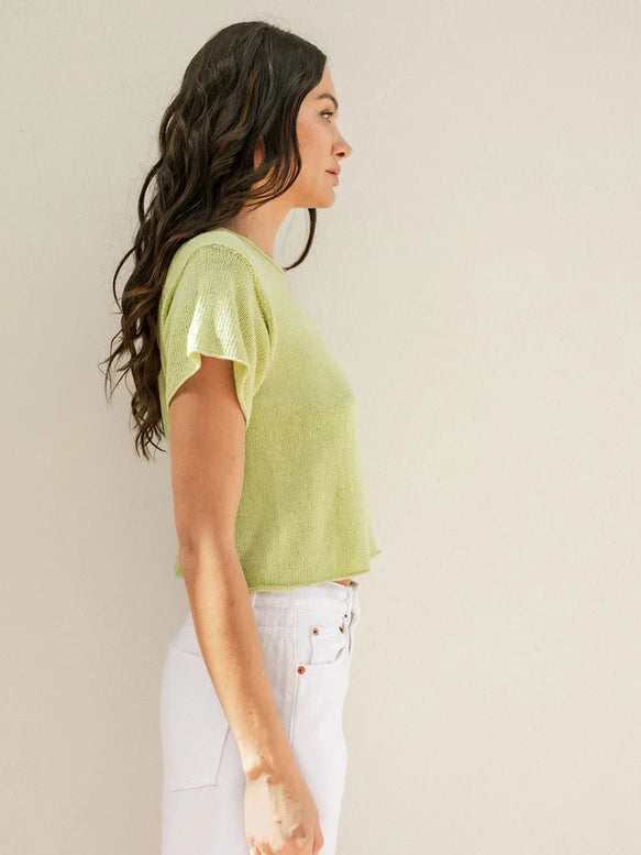 Komplet Strikkekit til Milly Top – S-M-L