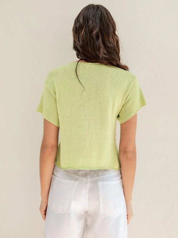 Komplet Strikkekit til Milly Top – S-M-L
