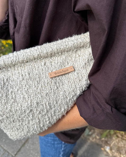 PetiteKnit Læderlabel – Natur