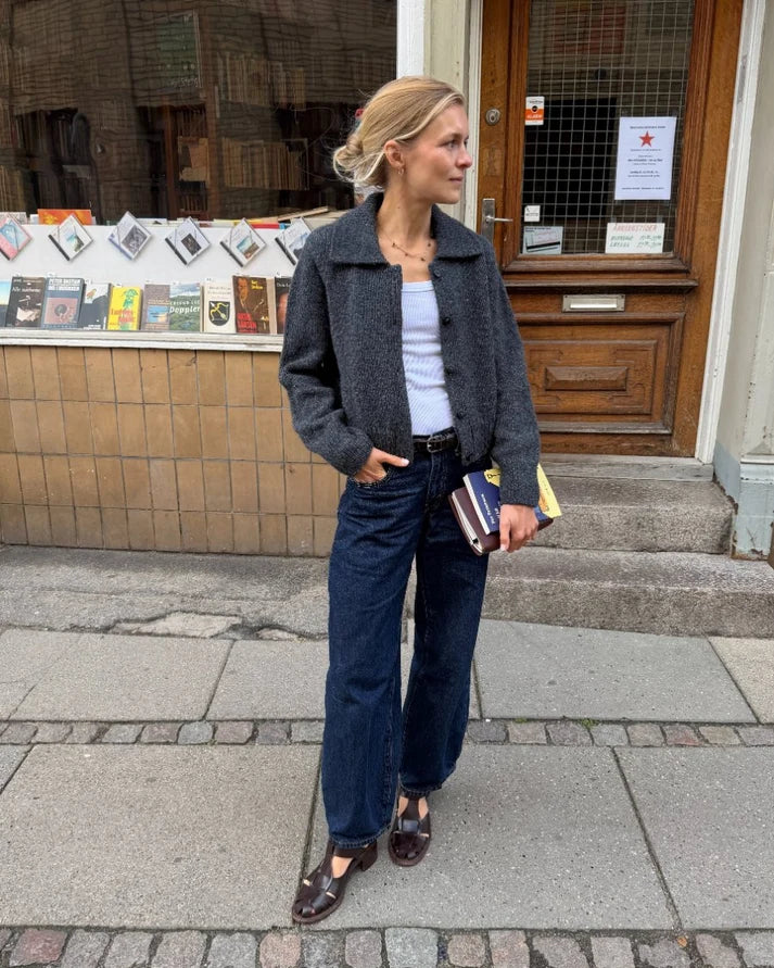 Opskrift: Petra Jacket – dansk strikkeopskrift