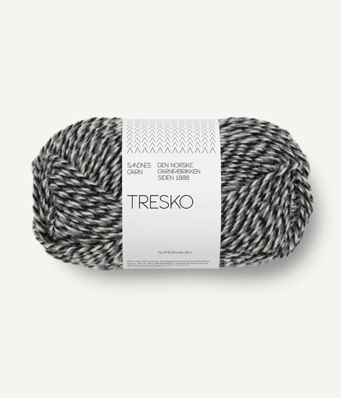 Tresko 3-Tr Grå/Hvid/Sort 6081