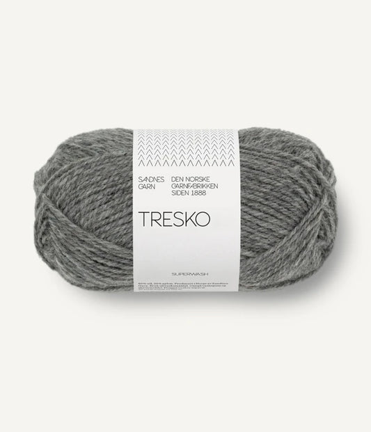 Tresko 3-Tr Lys Grå Melang 1042