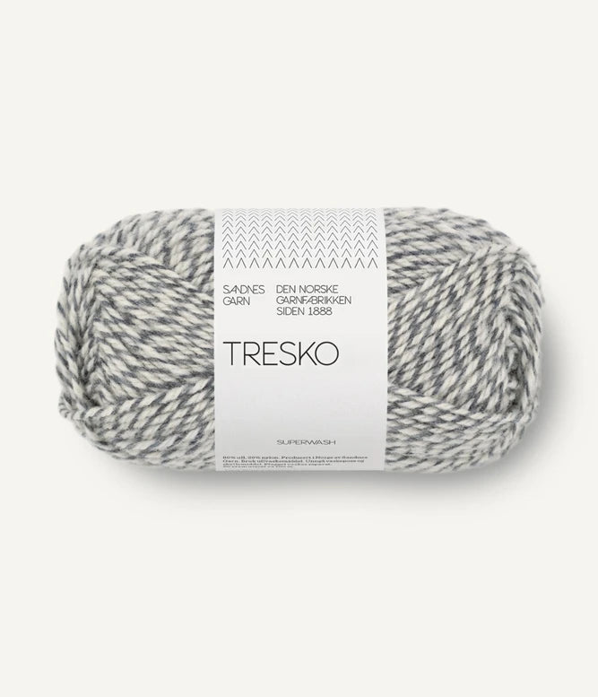 Tresko 3-Tr Grå/Hvid 1022