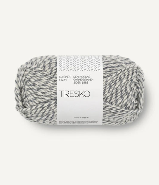 Tresko 3-Tr Grå/Hvid 1022