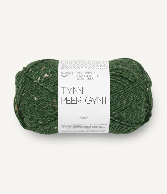 Tynn Peer Gynt Forest Green / Brown Tweed 8085