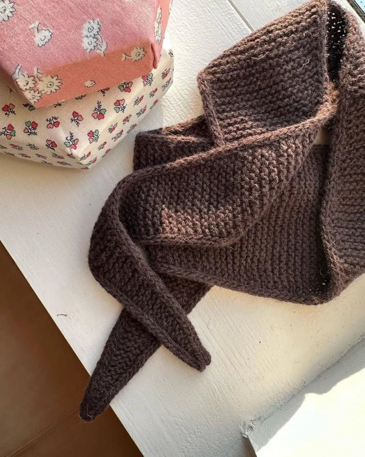 Opskrift: Sophie Scarf – dansk strikkeopskrift