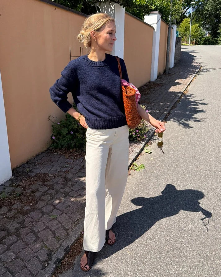 Opskrift: Vega Sweater – dansk strikkeopskrift