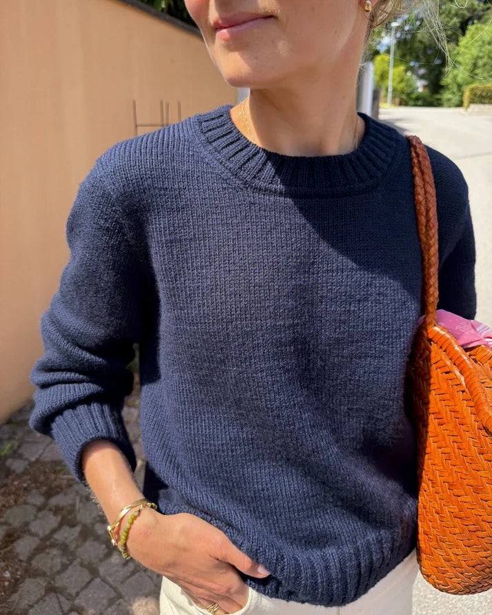 Opskrift: Vega Sweater – dansk strikkeopskrift