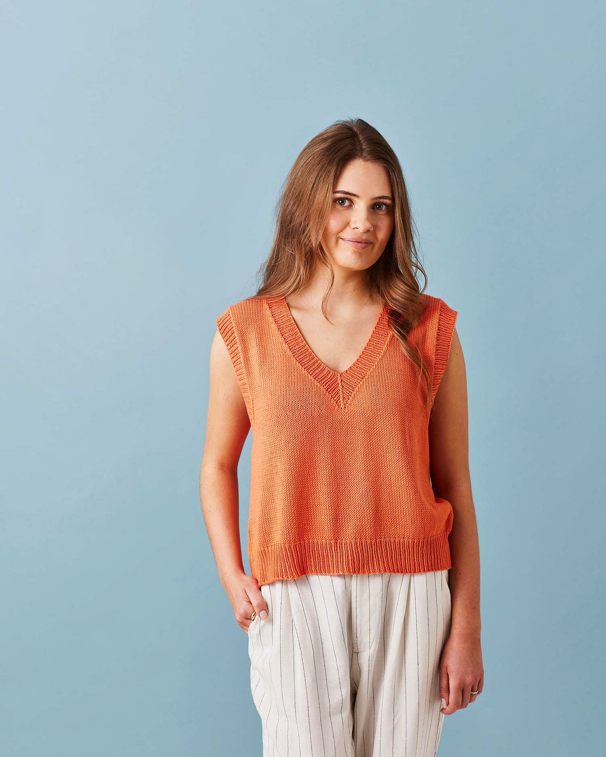 Opskrift: Sommertop med v-hals